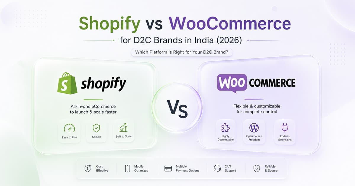 Shopify vs WooCommerce for D2C Brands in India (2026)