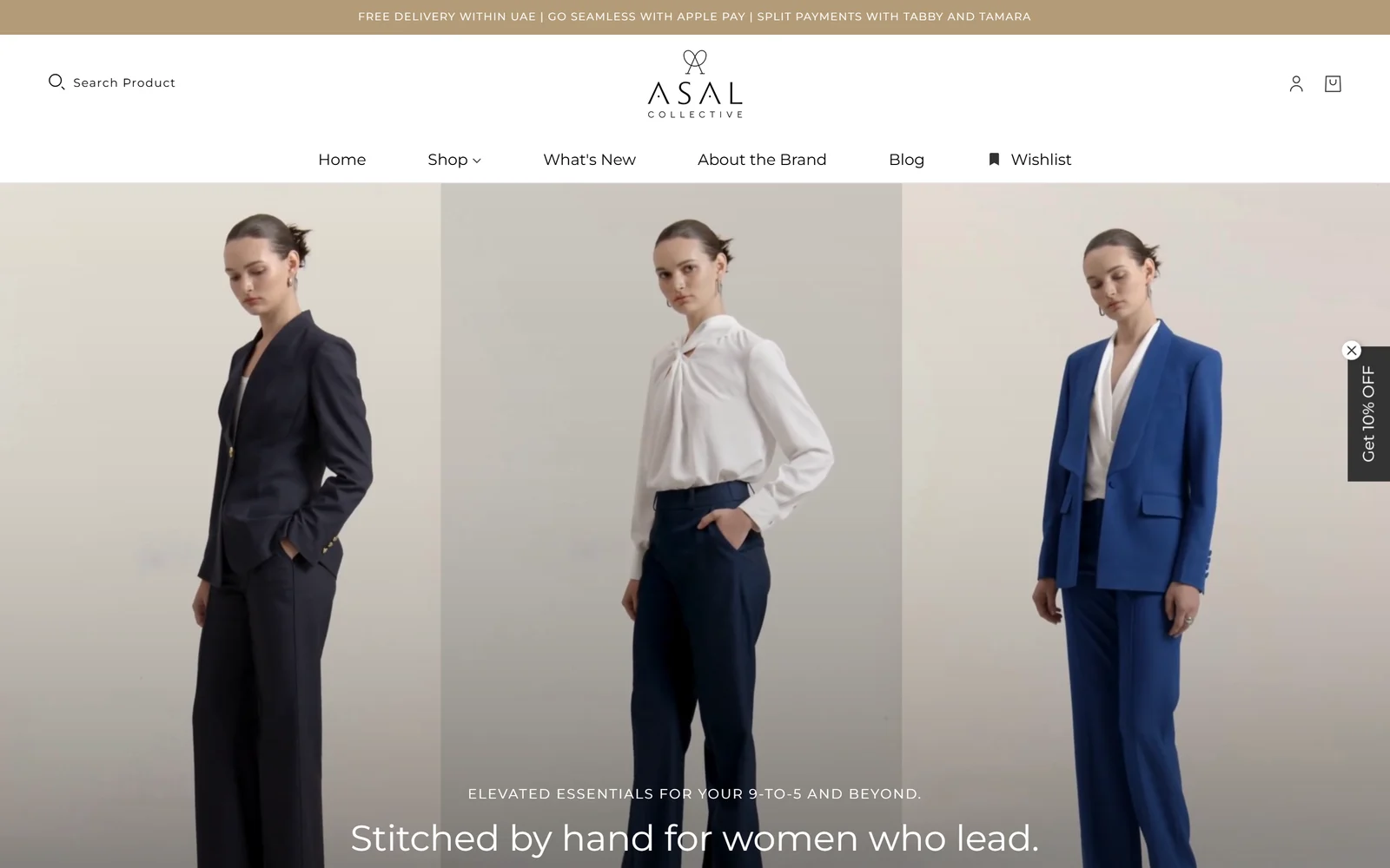 Asal Collective Shopify storefront designed and built by WitsCode