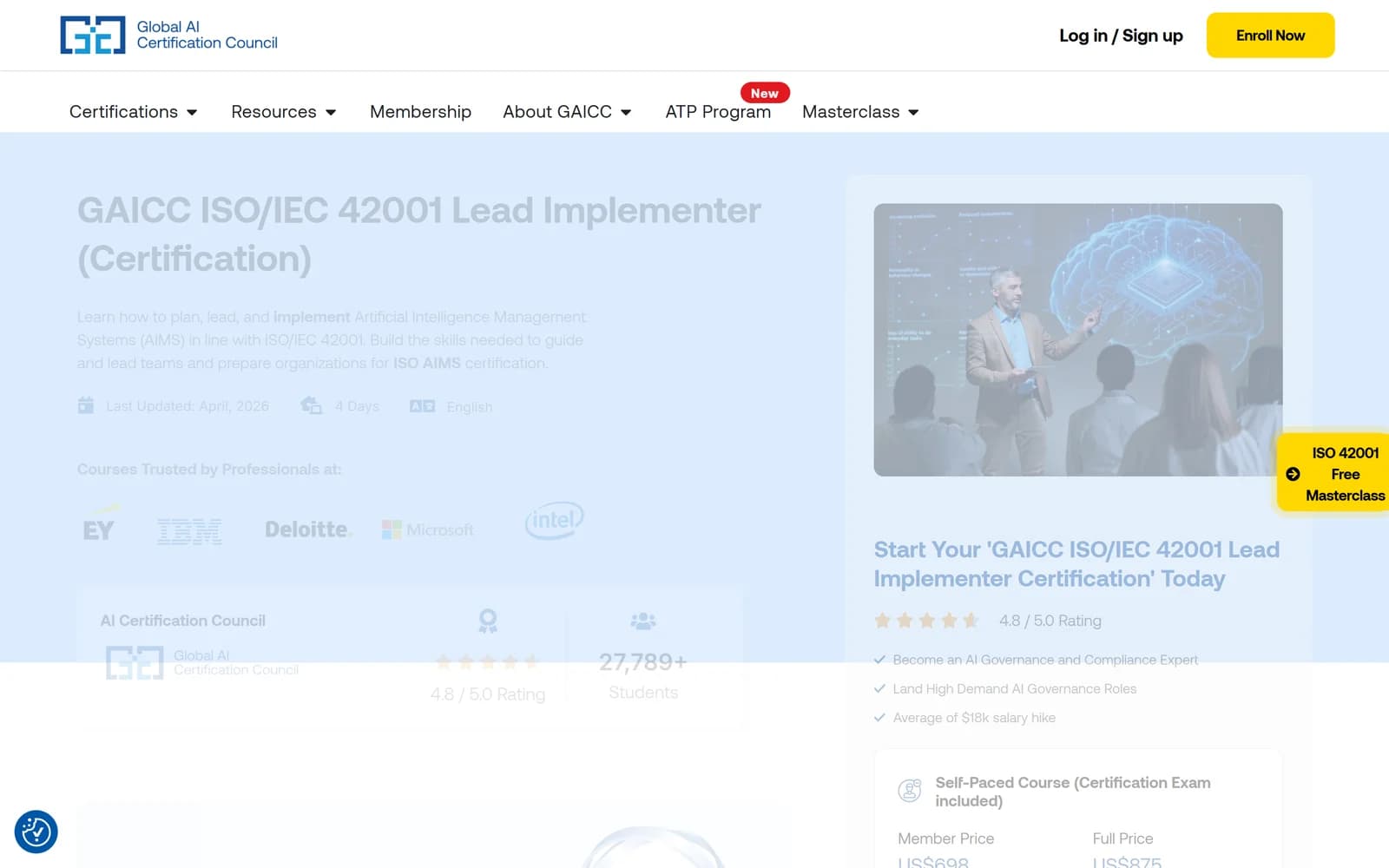GAICC (Global AI Certification Council), next case study cover