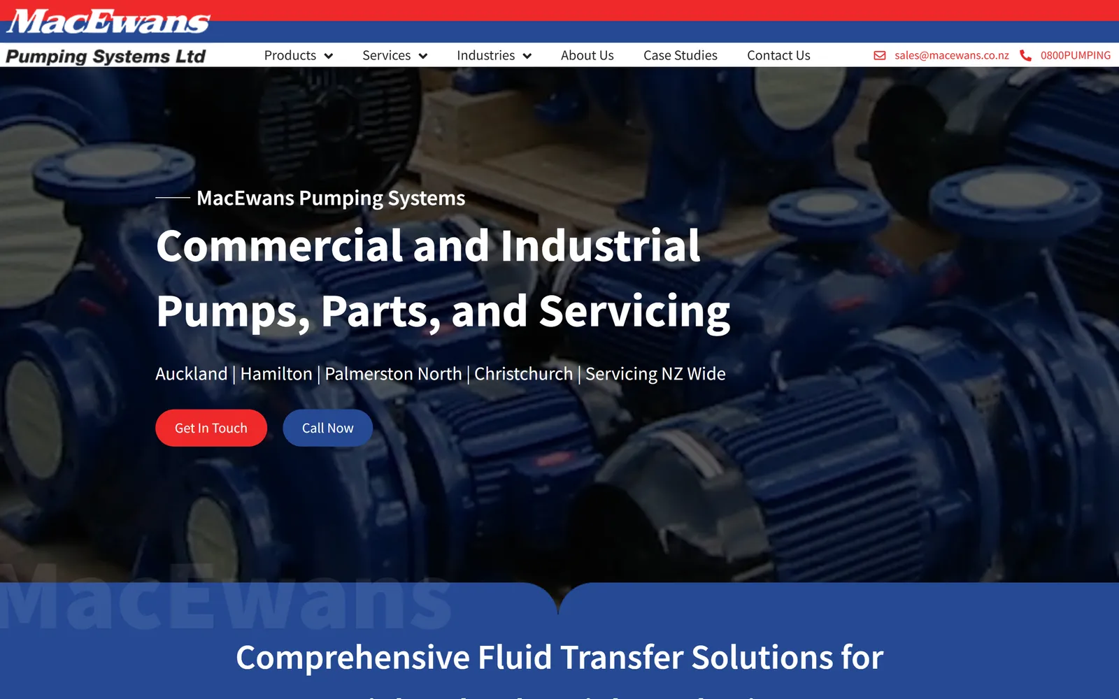 MacEwans Pumping Systems project by WitsCode